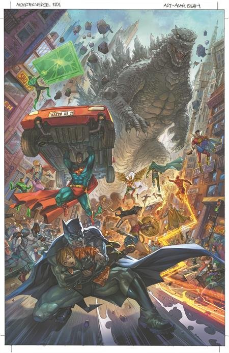Justice League Vs Godzilla Vs Kong #1 (Of 6) I 1:50 Alan Quah Card Stock Variant - FURYCOMIX