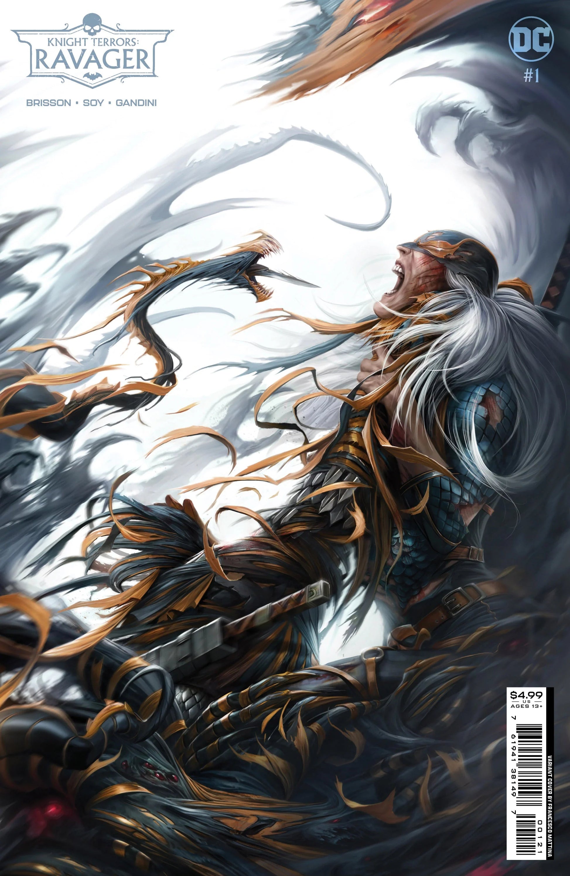 Knight Terrors Ravager #1 (Of 2) B Francesco Mattina Card Stock Variant - FURYCOMIX