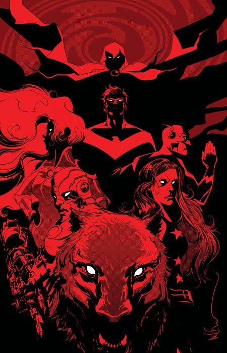 Knight Terrors Titans #1 (Of 2) D Dustin Nguyen Midnight Card Stock Variant - FURYCOMIX