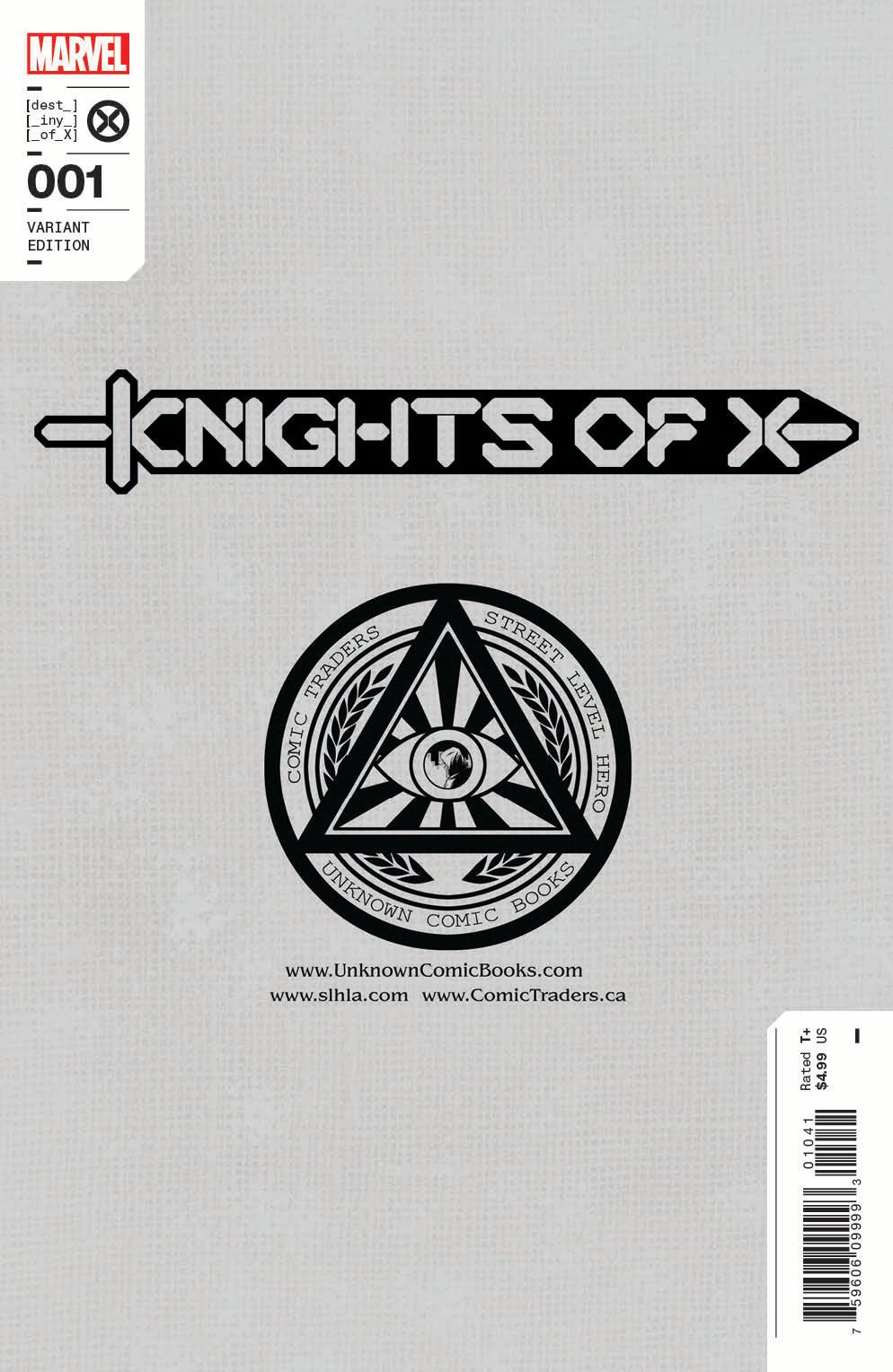 KNIGHTS OF X 1 UNKNOWN COMICS JAY ANACLETO EXCLUSIVE VIRGIN VAR (04/20/2022) - FURYCOMIX