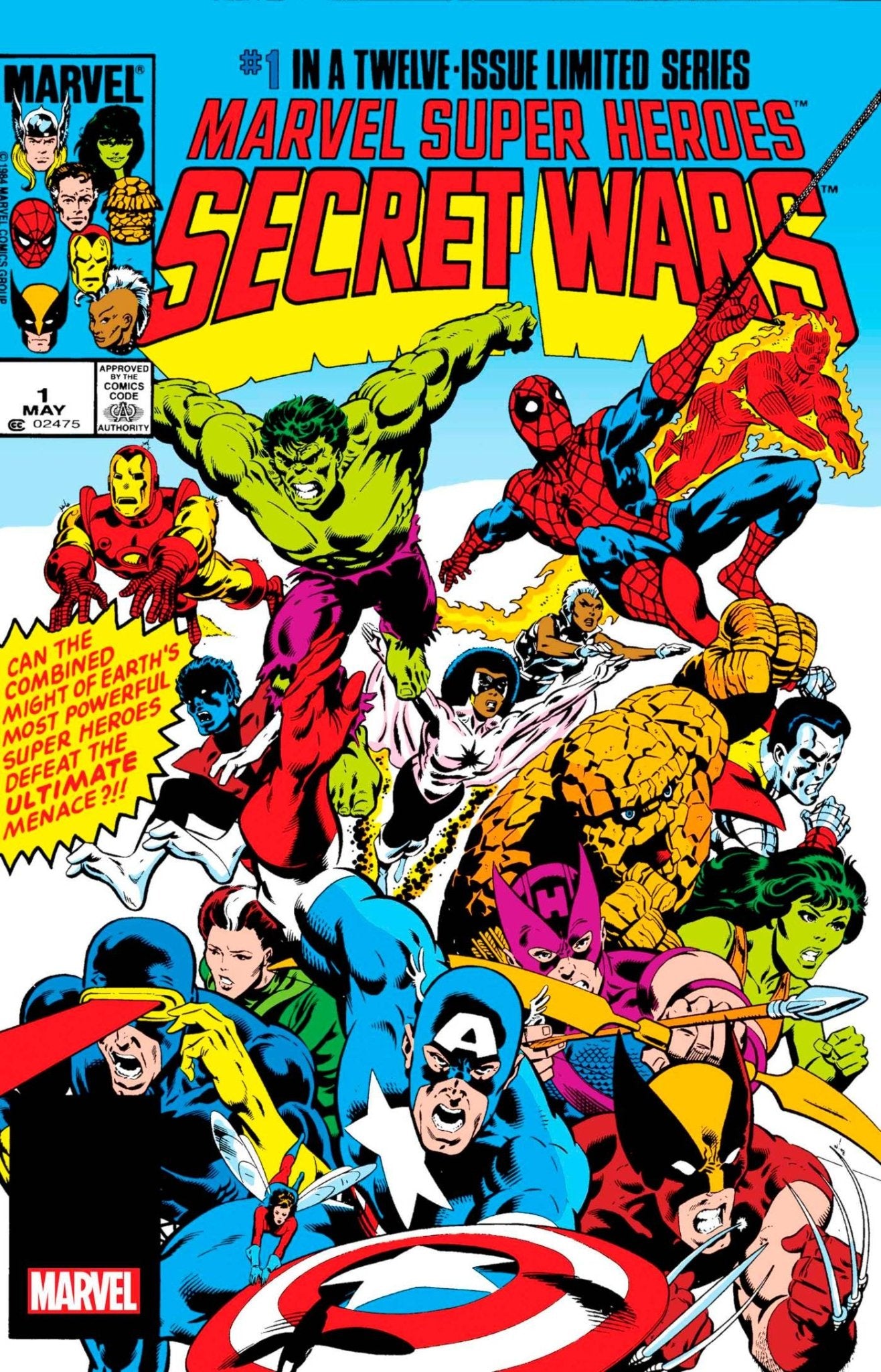 Marvel SuperHeroes Secret Wars #1 C Facsimile Edition Zeck Foil Variant - FURYCOMIX