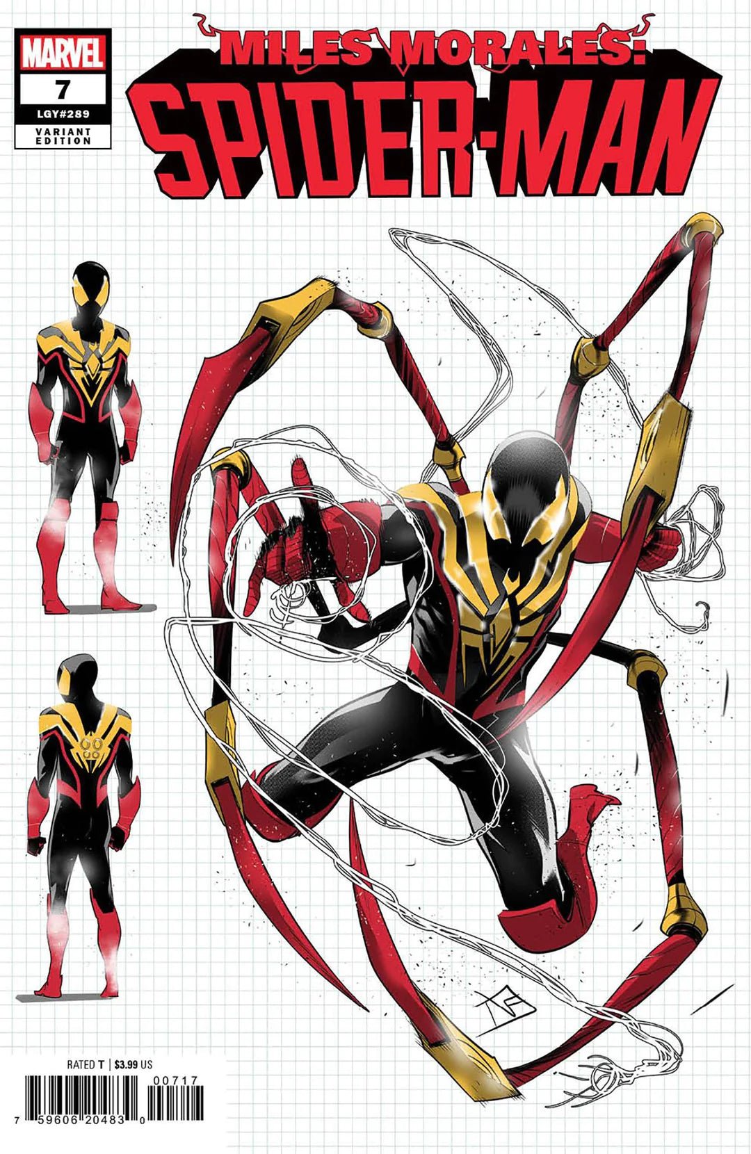 MILES MORALES SPIDER-MAN #7 10 COPY INC VICENTINI DESIGN VAR - FURYCOMIX