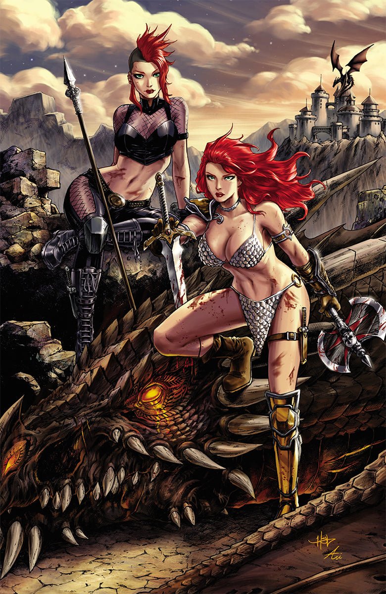 RED SONJA AGE OF CHAOS #3 UNKNOWN COMICS CREEES EXCLUSIVE VIRGIN VAR (03/18/2020) - FURYCOMIX