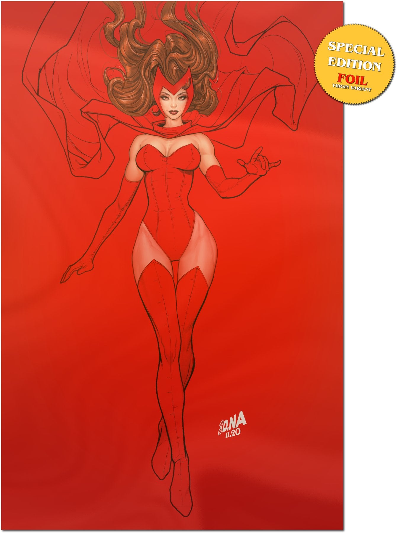 SCARLET WITCH #4 UNKNOWN COMICS DAVID NAKAYAMA EXCLUSIVE FOIL VIRGIN COLOR BLEED VAR (04/05/2023) - FURYCOMIX