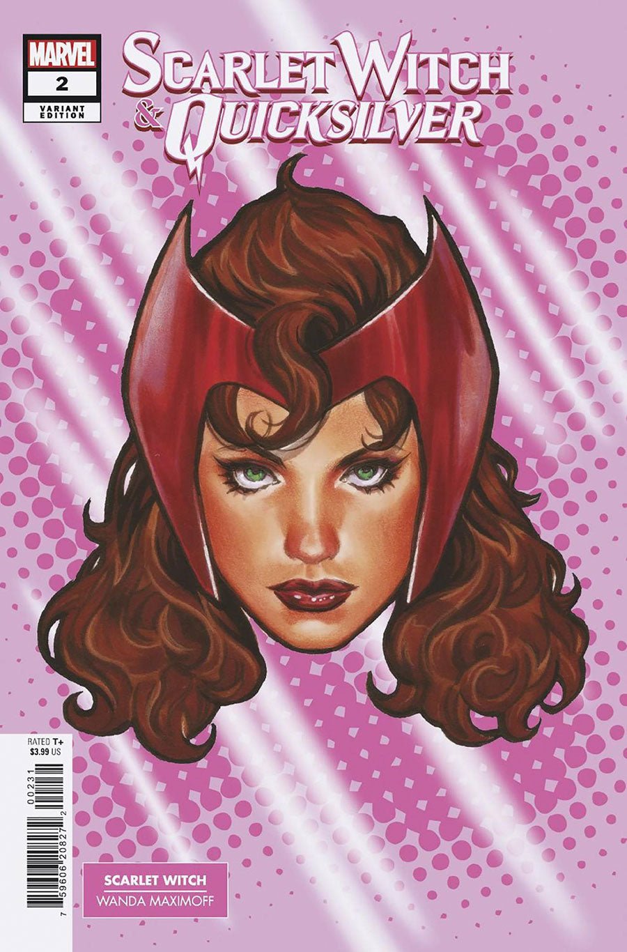 Scarlet Witch And Quicksilver #2 C Mark Brooks Headshot Variant - FURYCOMIX