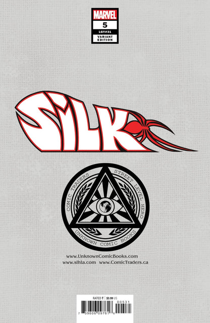 SILK #5 (OF 5) UNKNOWN COMICS KAEL NGU EXCLUSIVE VIRGIN VAR (08/04/2021) - FURYCOMIX