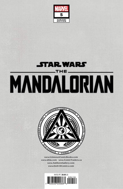 STAR WARS: THE MANDALORIAN #5 UNKNOWN COMICS PATCH ZIRCHER EXCLUSIVE VAR (11/02/2022) - FURYCOMIX
