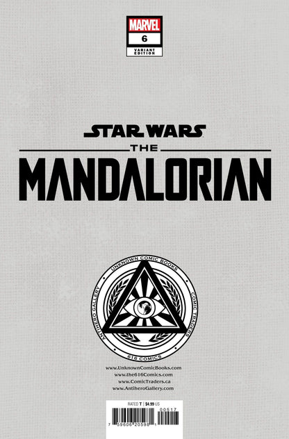 STAR WARS: THE MANDALORIAN SEASON 2 #6 UNKNOWN COMICS KAARE ANDREWS EXCLUSIVE VIRGIN VAR (11/15/2023) - FURYCOMIX