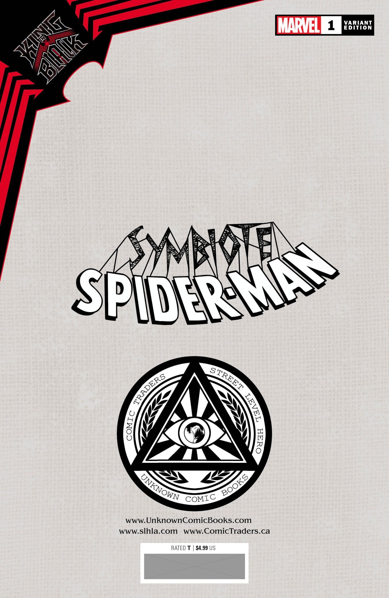 SYMBIOTE SPIDER-MAN KING IN BLACK #1 UNKNOWN COMICS GERALD PAREL EXCLUSIVE VAR (11/18/2020) - FURYCOMIX