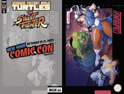 Teenage Mutant Ninja Turtles Tmnt Vs. Street Fighter #4 NYCC EXCLUSIVE ROSE BESCH - FURYCOMIX