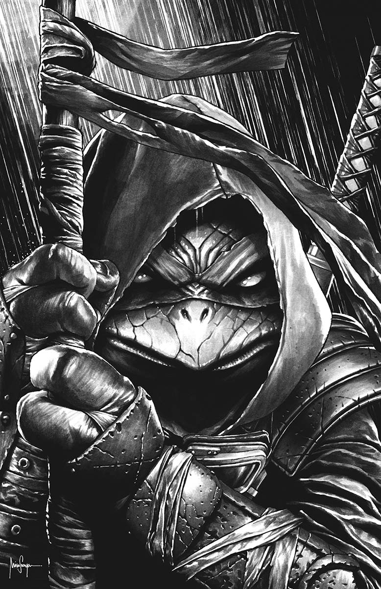 TMNT THE LAST RONIN #5 (OF 5) UNKNOWN COMICS MICO SUAYAN EXCLUSIVE B&W BOW VAR (02/16/2022) (03/23/2022) (04/20/2022) - FURYCOMIX