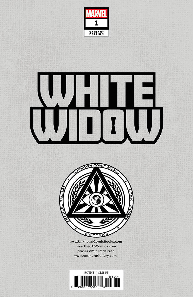 WHITE WIDOW #1 UNKNOWN COMICS MIGUEL MERCADO EXCLUSIVE VAR (11/01/2023) - FURYCOMIX